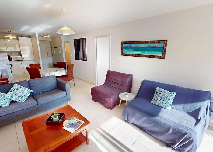 Apartment 2p Calme Avec Terrasse, Piscine, Parking Et Wifi - Fr-1-196-368 *